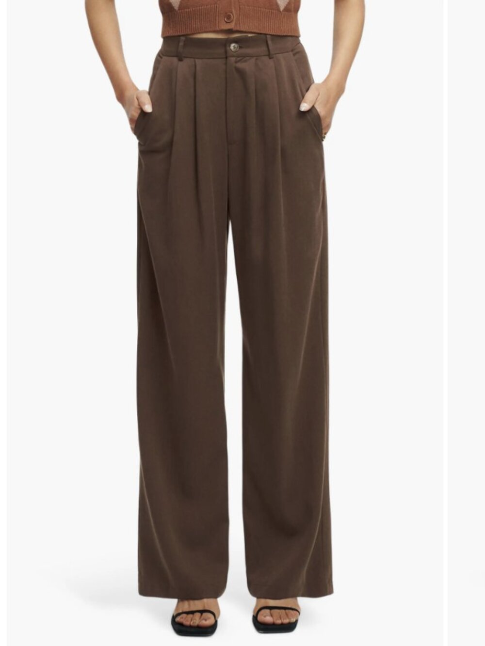 Reformation Mason High Waist Trouser Pants